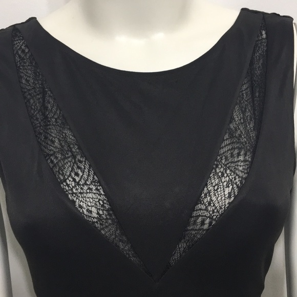 BCBGMaxazria Sexy Lace Lining Sleevelss Midi Dress - Picture 5 of 11